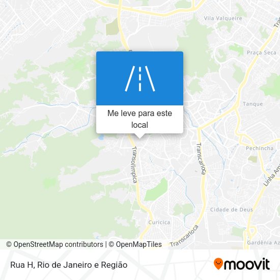 Rua H mapa