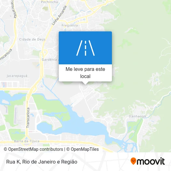 Rua K mapa