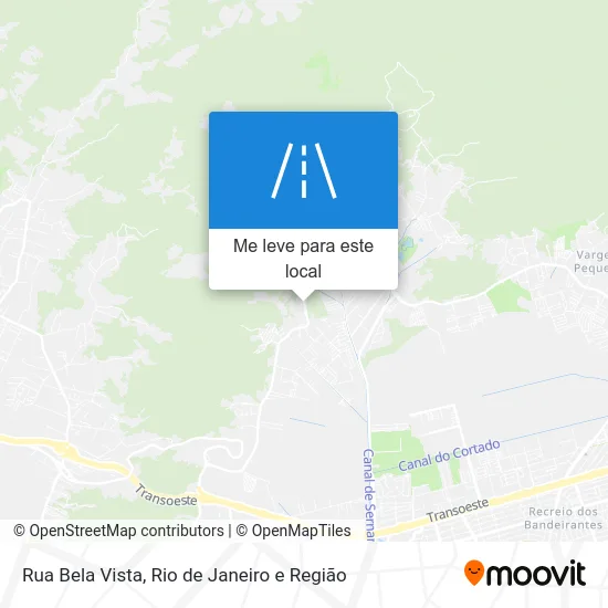 Rua Bela Vista mapa