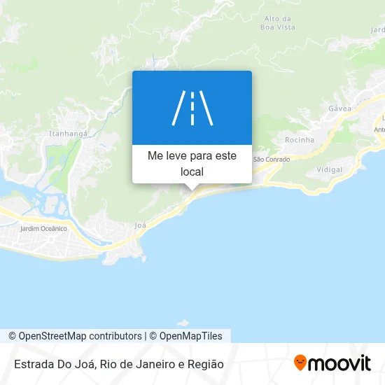 Estrada Do Joá mapa