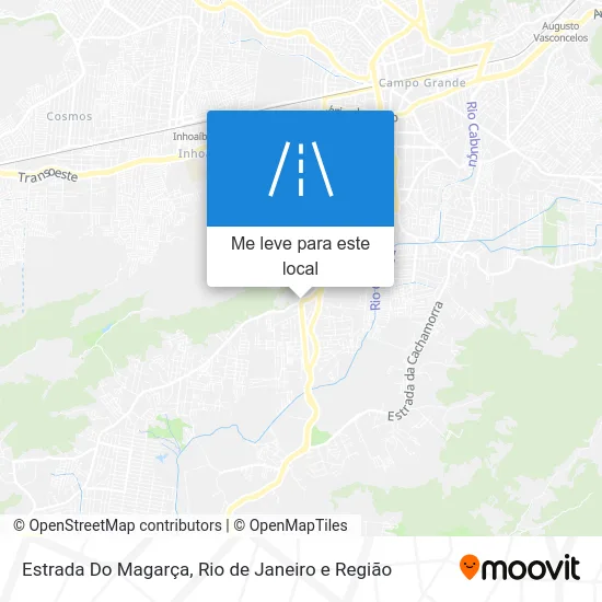 Estrada Do Magarça mapa