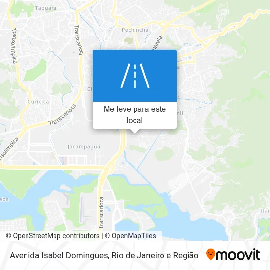 Avenida Isabel Domingues mapa