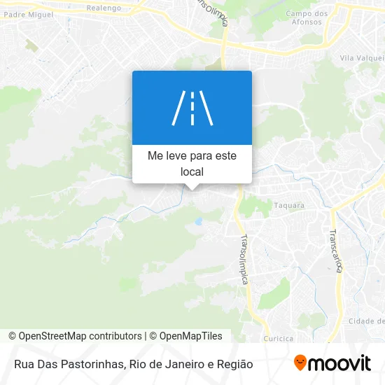 Rua Das Pastorinhas mapa
