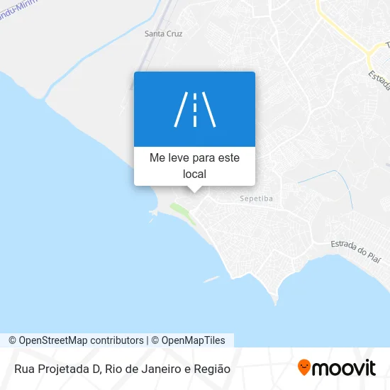Rua Projetada D mapa