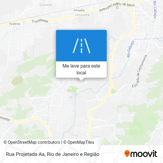 Rua Projetada Aa mapa
