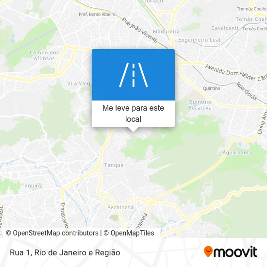 Rua 1 mapa