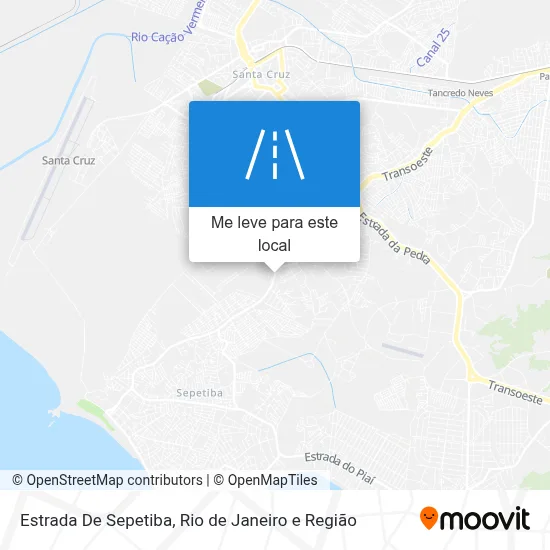 Estrada De Sepetiba mapa