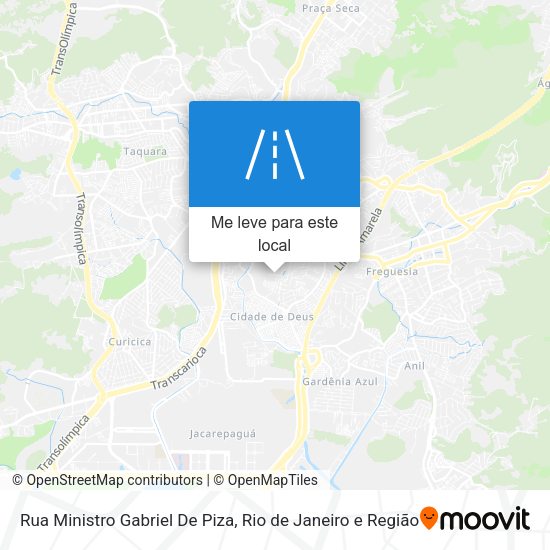 Rua Ministro Gabriel De Piza mapa