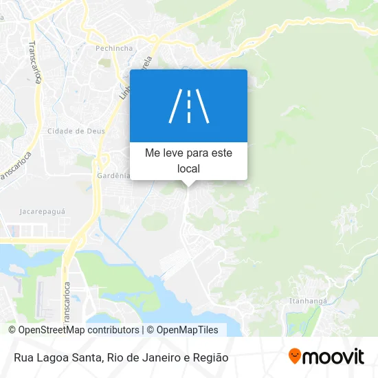 Rua Lagoa Santa mapa