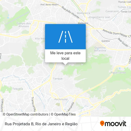 Rua Projetada B mapa