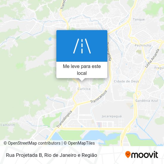 Rua Projetada B mapa