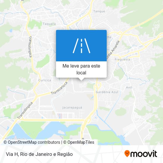 Via H mapa