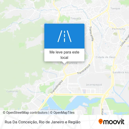 Rua Da Conceição mapa