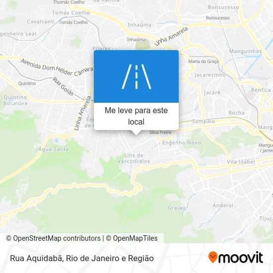 Rua Aquidabã mapa