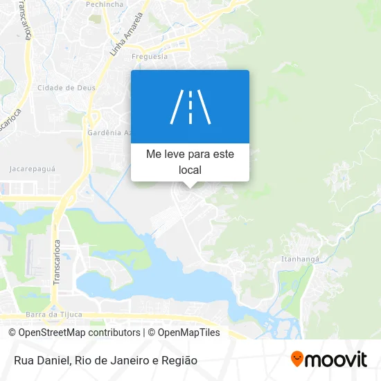 Rua Daniel mapa