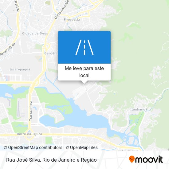 Rua José Silva mapa