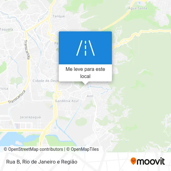 Rua B mapa