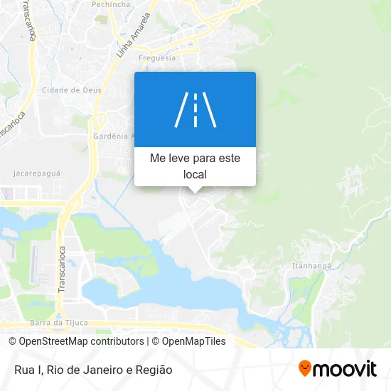 Rua I mapa