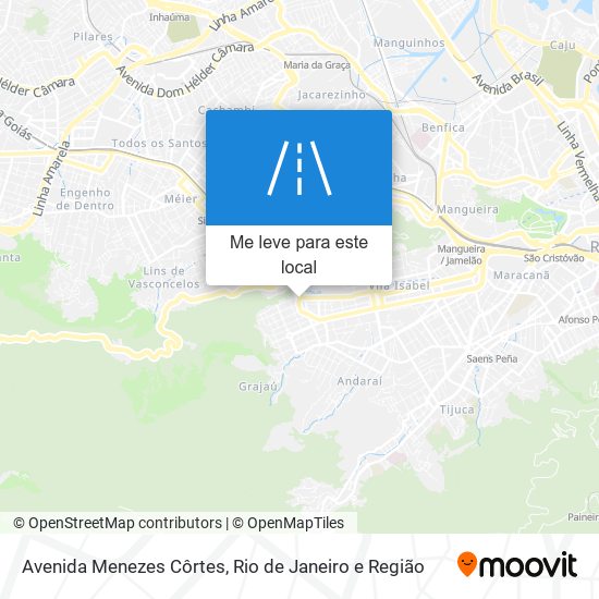 Avenida Menezes Côrtes mapa