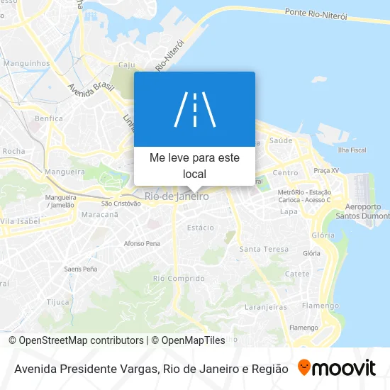 Avenida Presidente Vargas mapa