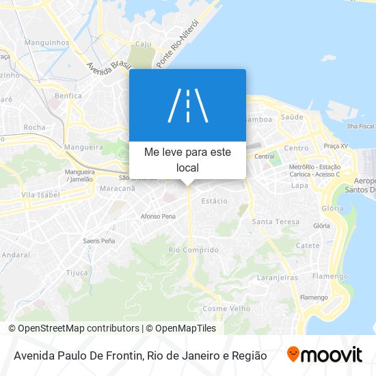 Avenida Paulo De Frontin mapa