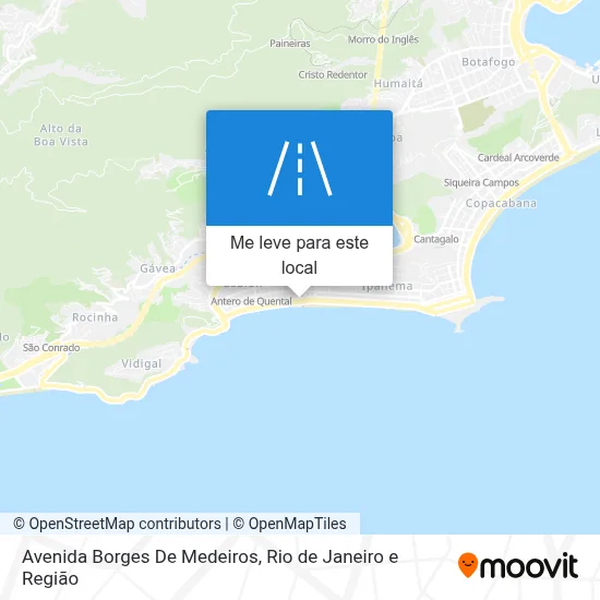 Avenida Borges De Medeiros mapa