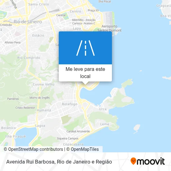 Avenida Rui Barbosa mapa