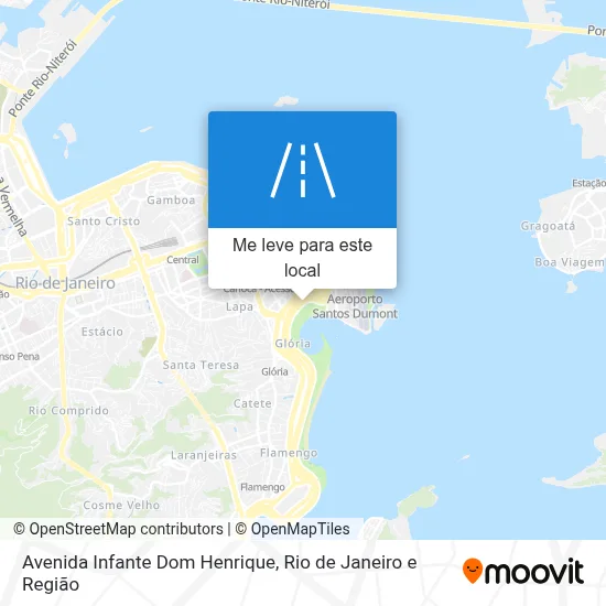 Avenida Infante Dom Henrique mapa