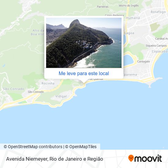 Avenida Niemeyer mapa