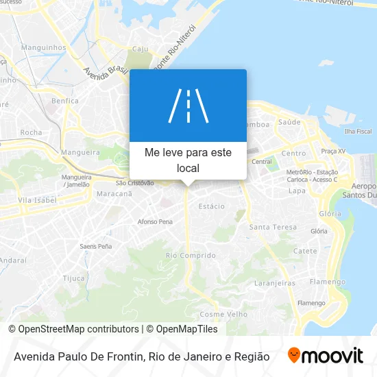 Avenida Paulo De Frontin mapa