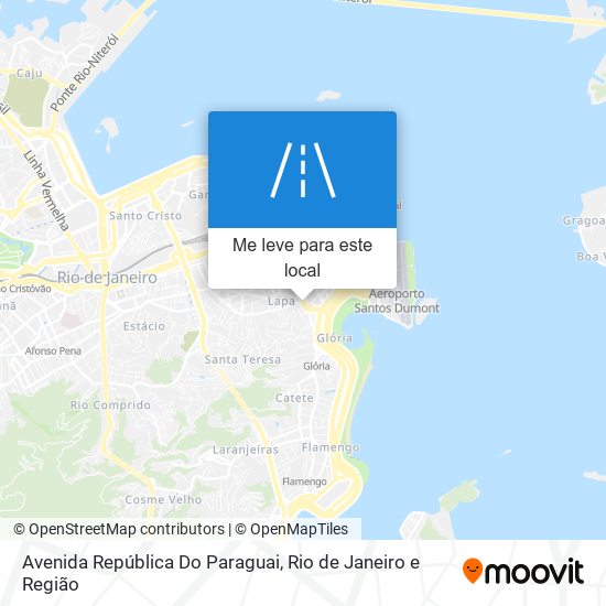 Avenida República Do Paraguai mapa