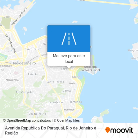Avenida República Do Paraguai mapa