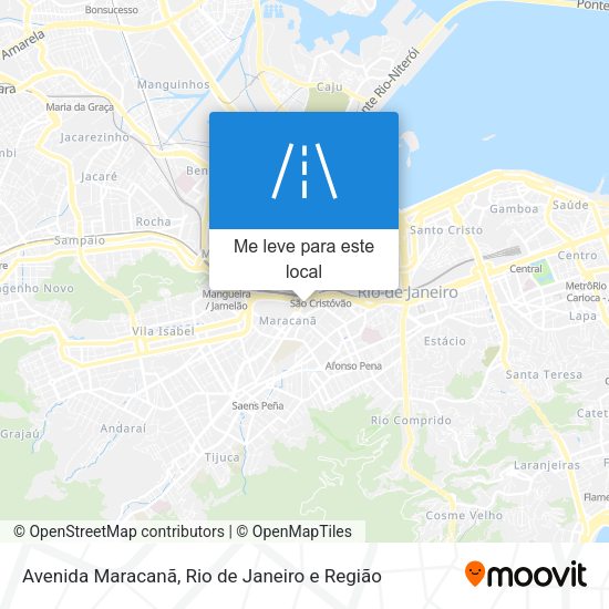 Avenida Maracanã mapa