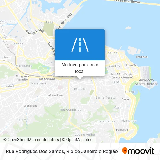 Rua Rodrigues Dos Santos mapa