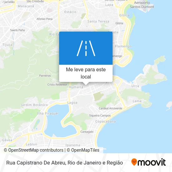 Rua Capistrano De Abreu mapa