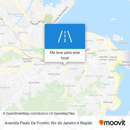 Avenida Paulo De Frontin mapa