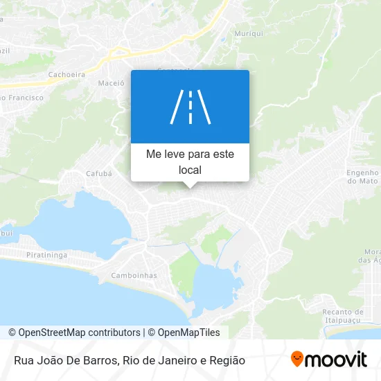 Rua João De Barros mapa