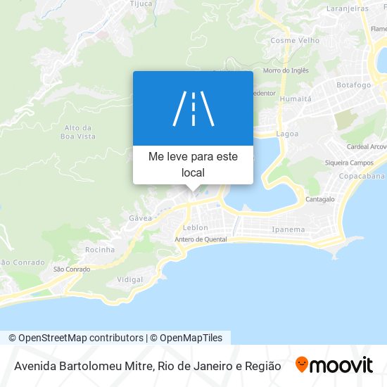 Avenida Bartolomeu Mitre mapa