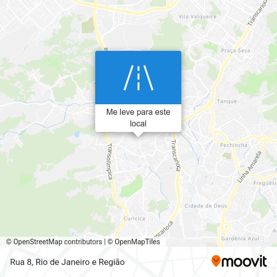 Rua 8 mapa