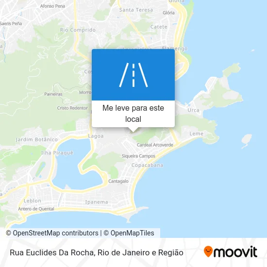 Rua Euclides Da Rocha mapa