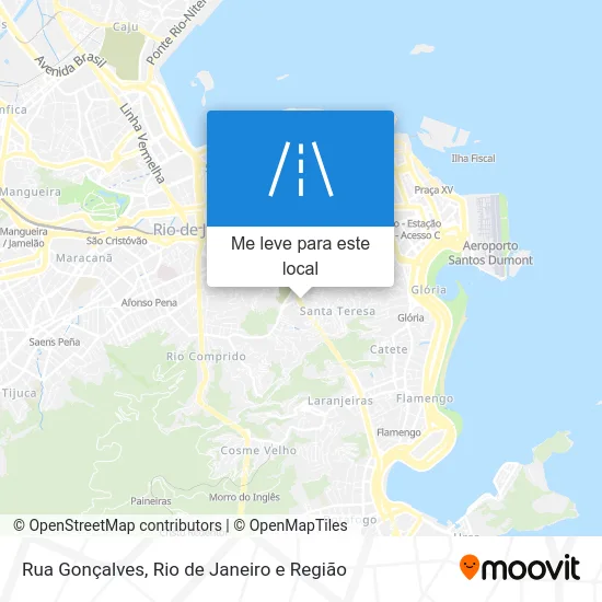 Rua Gonçalves mapa
