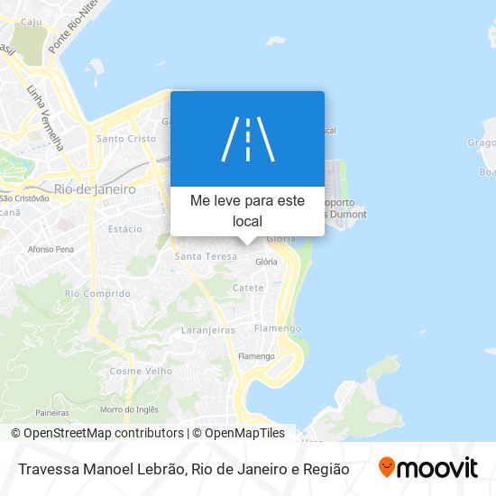 Travessa Manoel Lebrão mapa