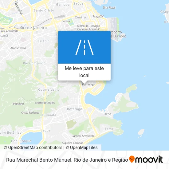 Rua Marechal Bento Manuel mapa