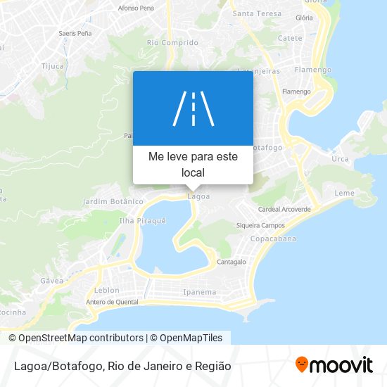Lagoa/Botafogo mapa