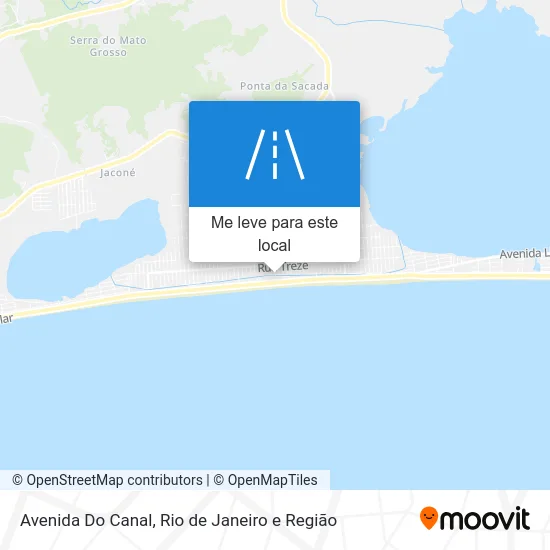 Avenida Do Canal mapa