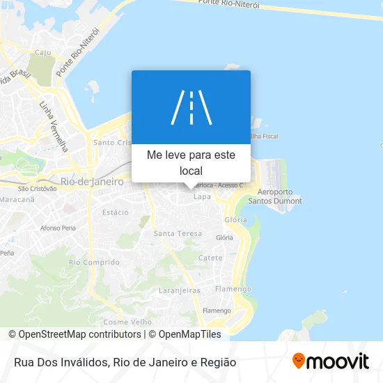 Rua Dos Inválidos mapa