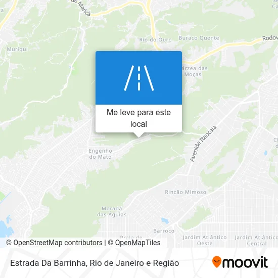 Estrada Da Barrinha mapa