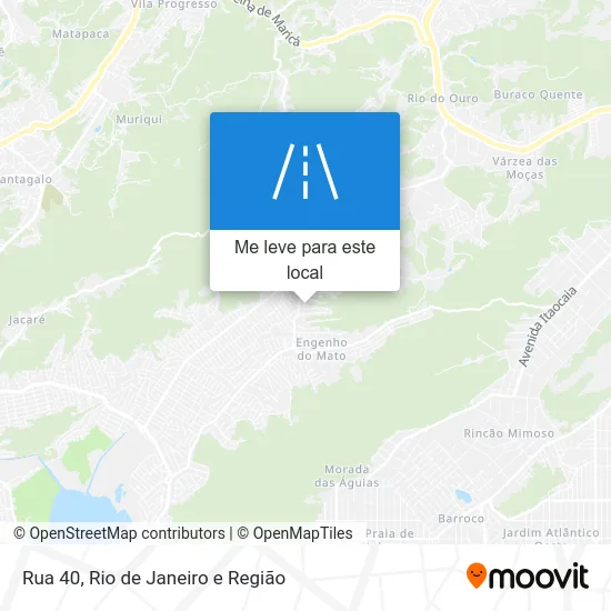 Rua 40 mapa
