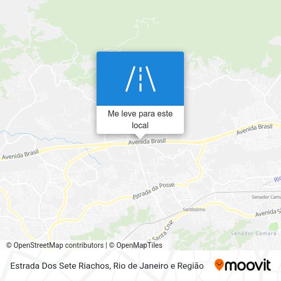 Estrada Dos Sete Riachos mapa