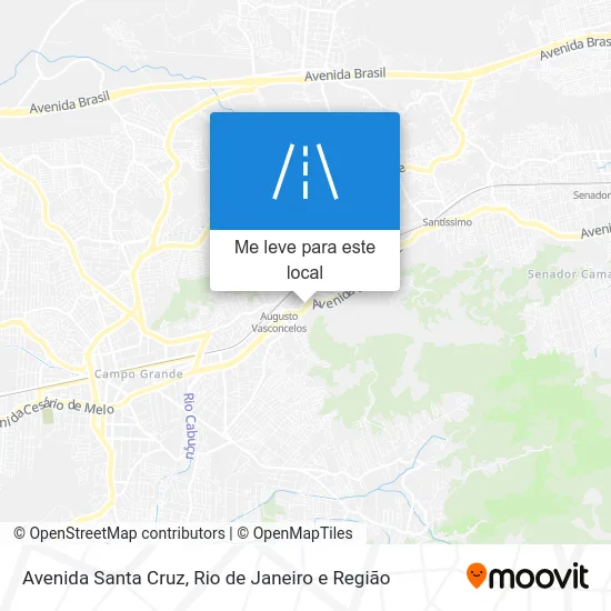 Avenida Santa Cruz mapa